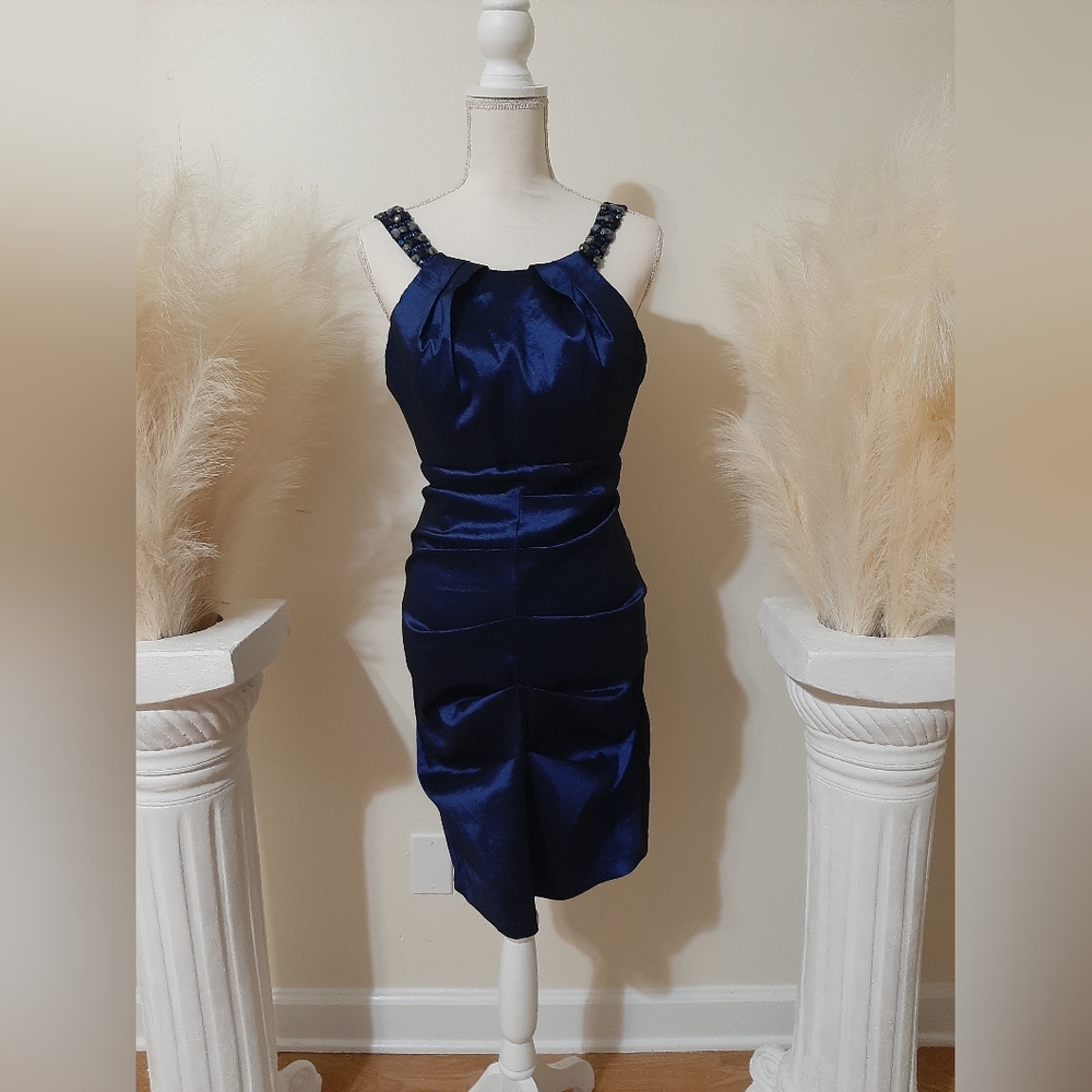 NEVER WORN!! Chicas Navy Dress